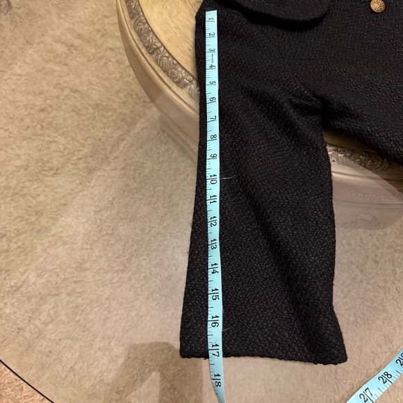 Anthropologie Nick & Mo Womens Tweed Floral Blazer Babydoll Whimsicore Boho M - Picture 7 of 9